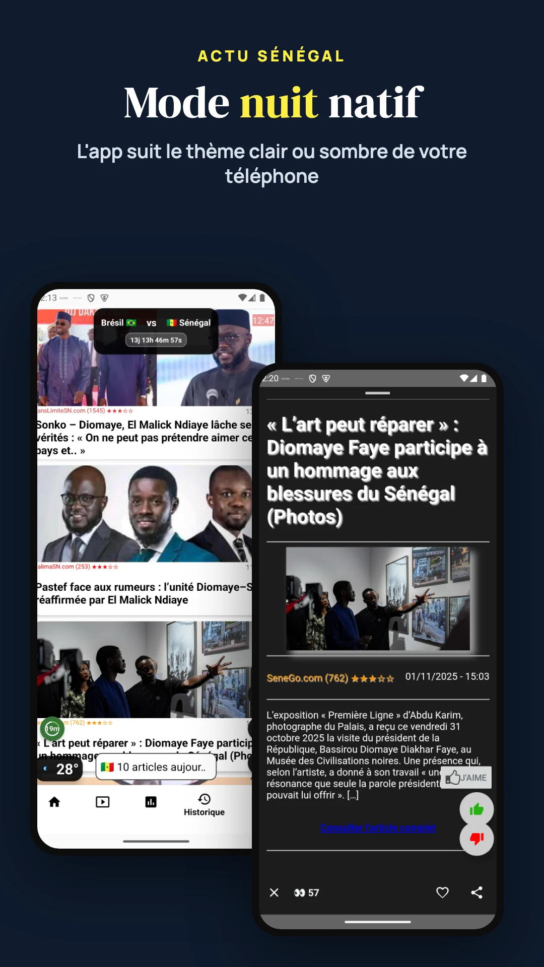 Actu Sénégal, Actu Afrique screenshot