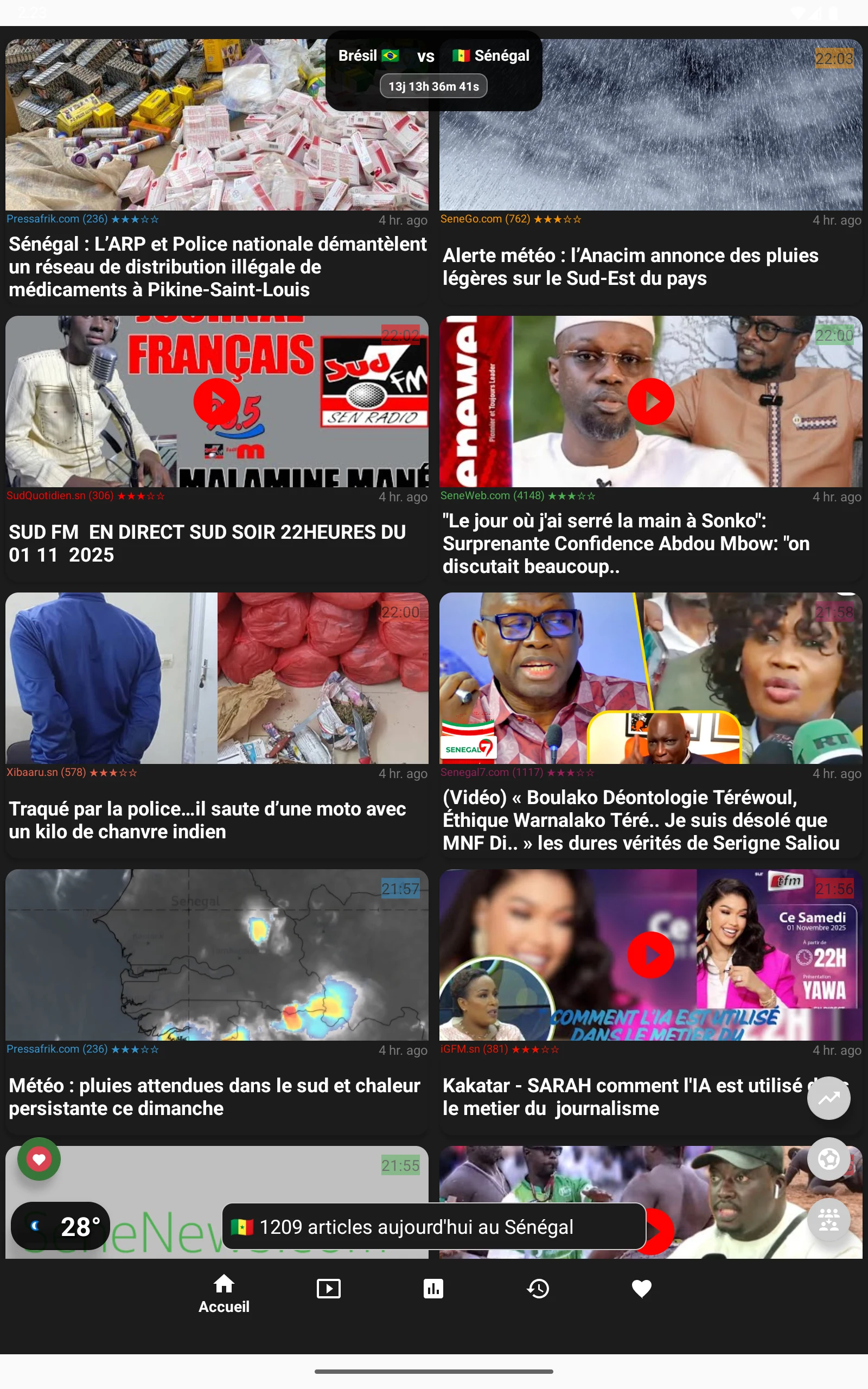 Actu Sénégal, Actu Afrique screenshot