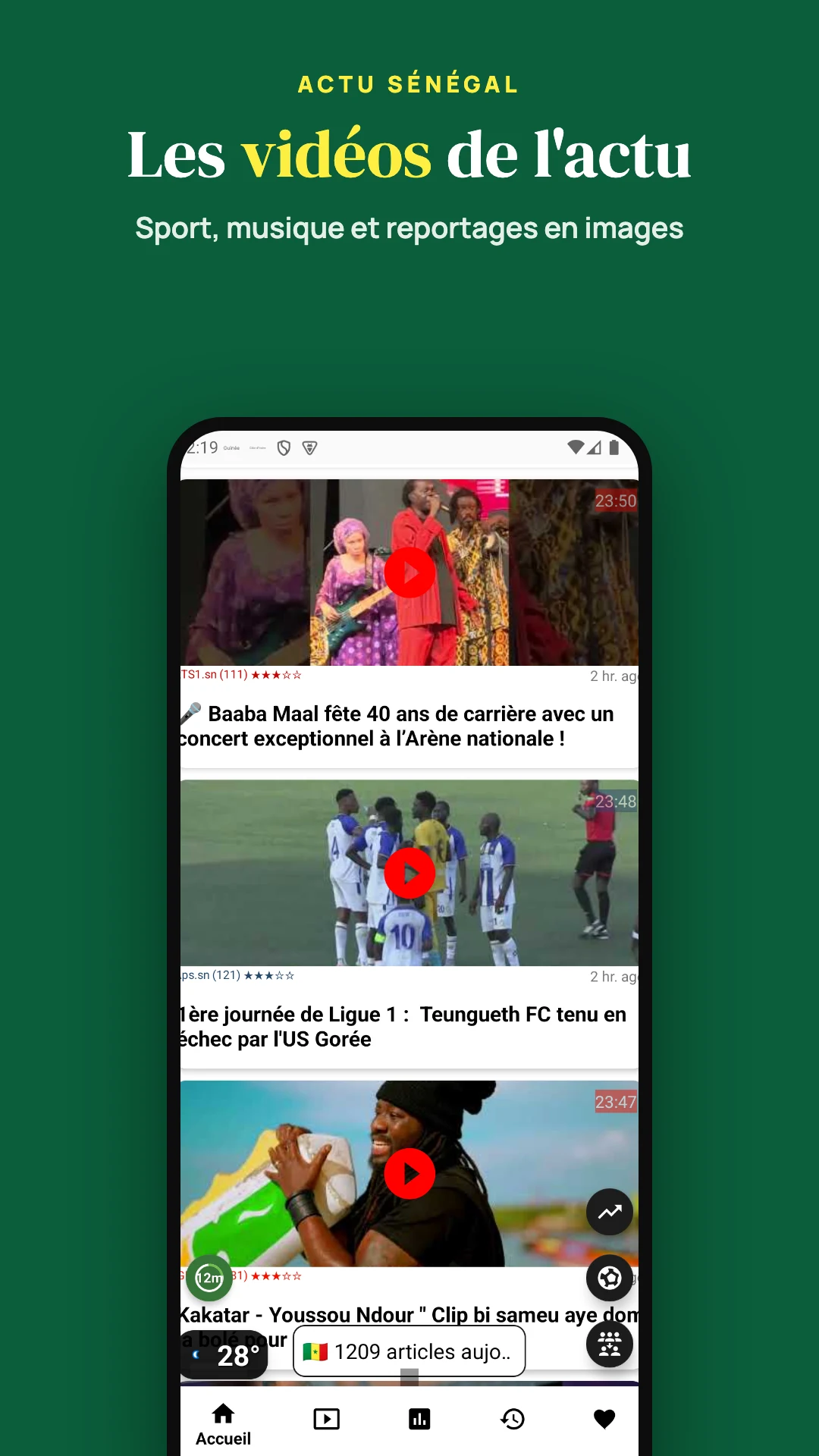 Actu Sénégal, Actu Afrique screenshot