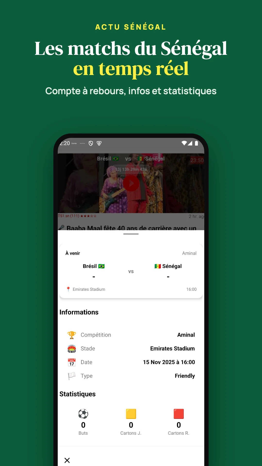 Actu Sénégal, Actu Afrique screenshot